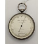 A Victorian compensated pocket barometer by R & J Becks, 31 Cornhill, Location: