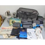 A collection of Concorde and British Airways items to include The Concorde menu, British Airways