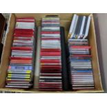 A collection of classical CDs to include Vivaldi, Mozart and others, along with seven DVDs and a