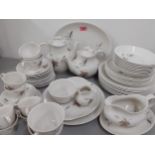 A Royal Doulton Tumbling leaves dinner, tea and coffee service, Location: R1:3