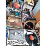 A quantity of jazz, rock and pop, classical and easy listening LPs and singles to include various