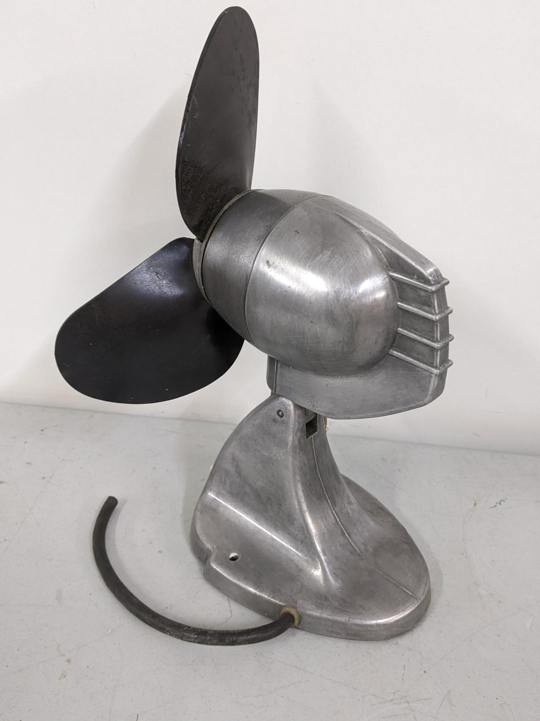 A mid 20th century GEC cyclone desk fan, Location: - Image 2 of 2