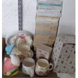 Late 20th century Beatrix Potter books and nursery china to include Royal Doulton, a Shelley Lucie