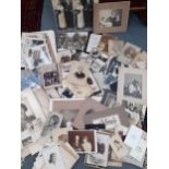 A quantity of 19th and early 20th century family photographs Location: