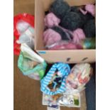 A quantity of mixed wools and accessories. Location:RAM