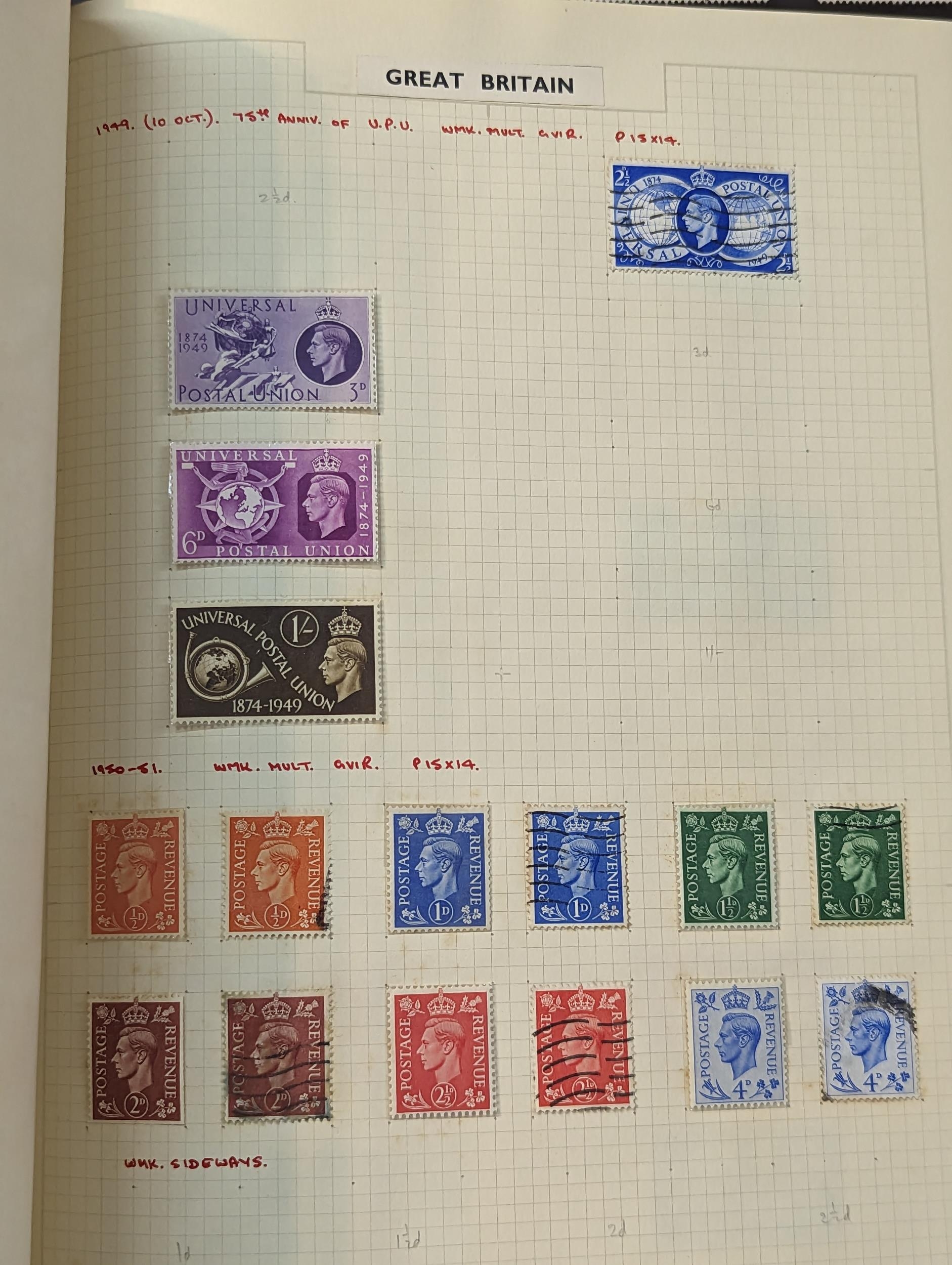 A large selection of British and world stamps in albums and loose to include early 20th century - Image 10 of 18