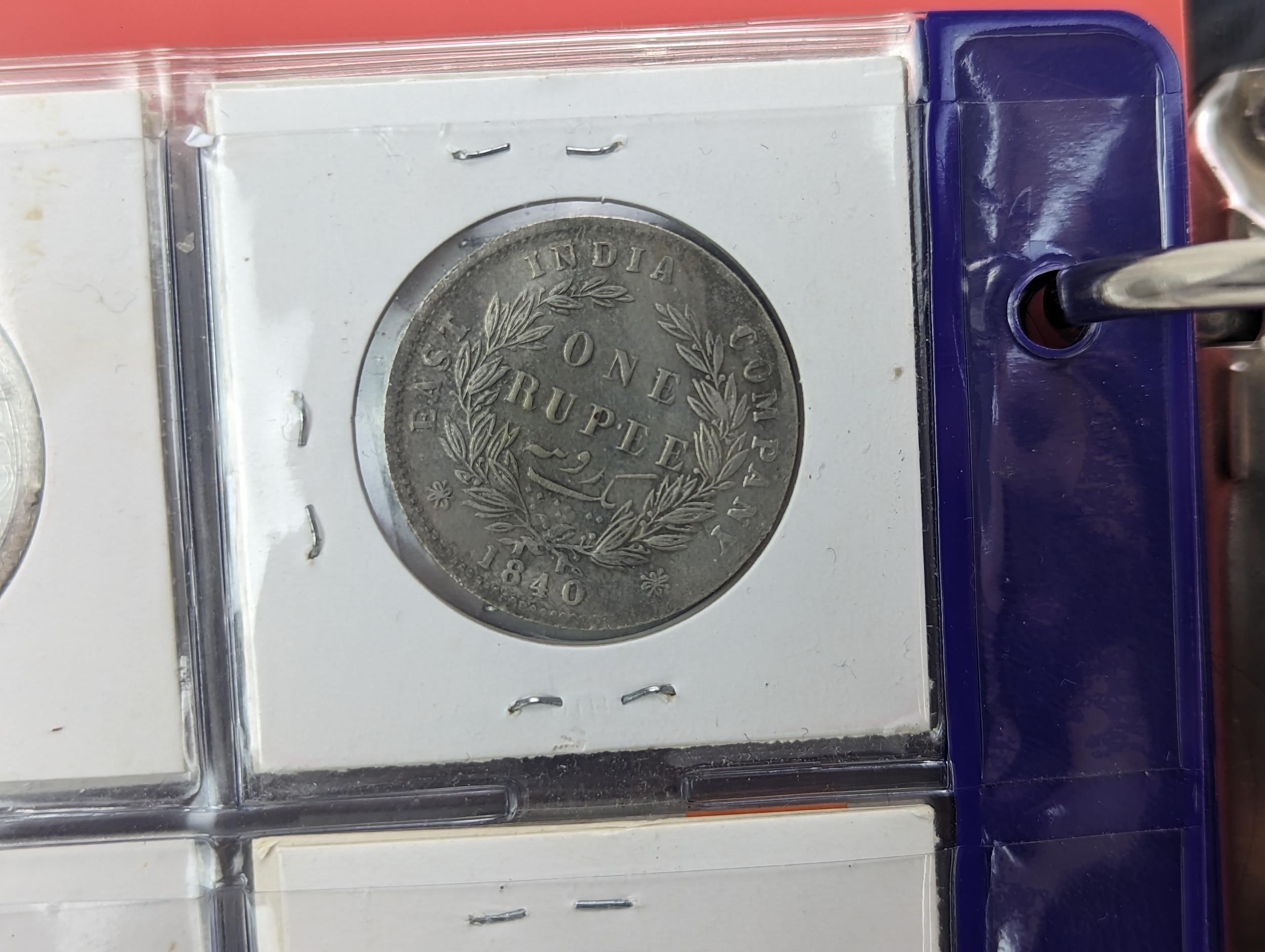 An album of mixed world silver coinage to include a 1912 British Trade Dollar, 1861-1908 Chinese - Image 29 of 58