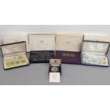 A collection of proof sets to include First National coinage of Barbados 1973, First Coinage of