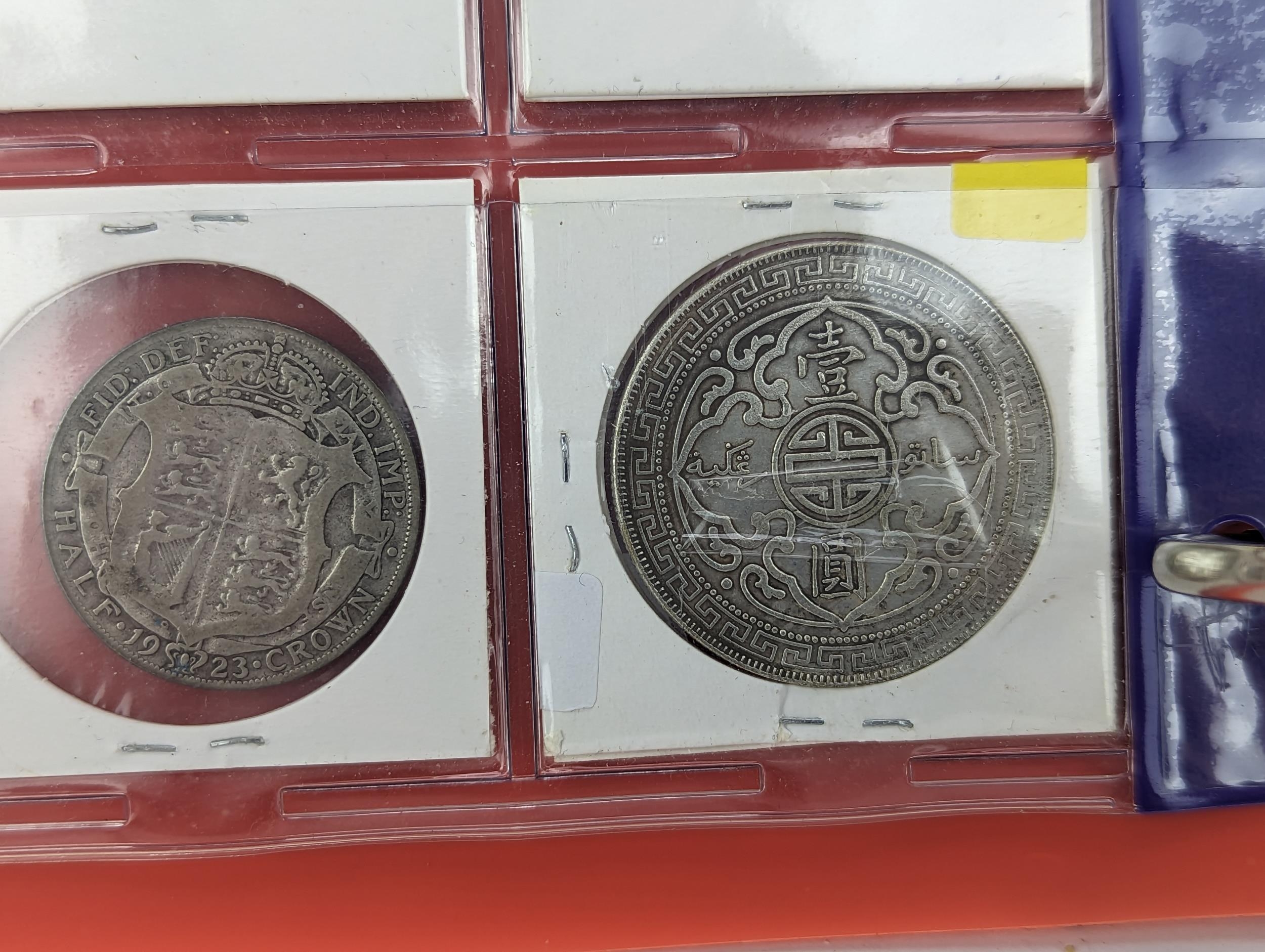 An album of mixed world silver coinage to include a 1912 British Trade Dollar, 1861-1908 Chinese - Image 6 of 58