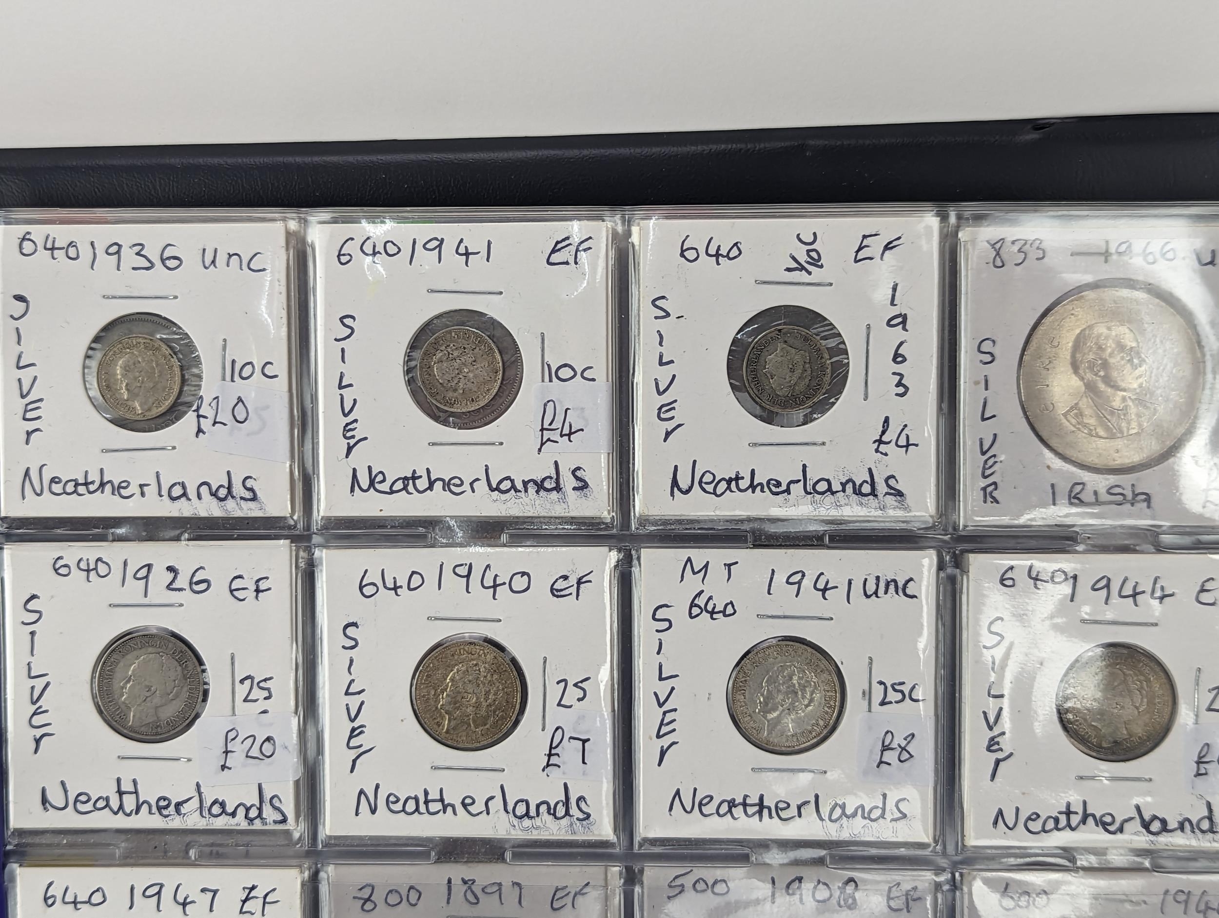 An album of mixed world silver coinage to include a 1912 British Trade Dollar, 1861-1908 Chinese - Image 12 of 58