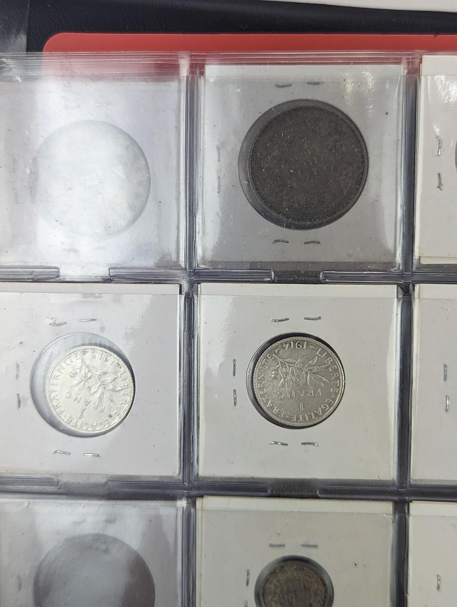 An album of mixed world silver coinage to include a 1912 British Trade Dollar, 1861-1908 Chinese - Image 42 of 58