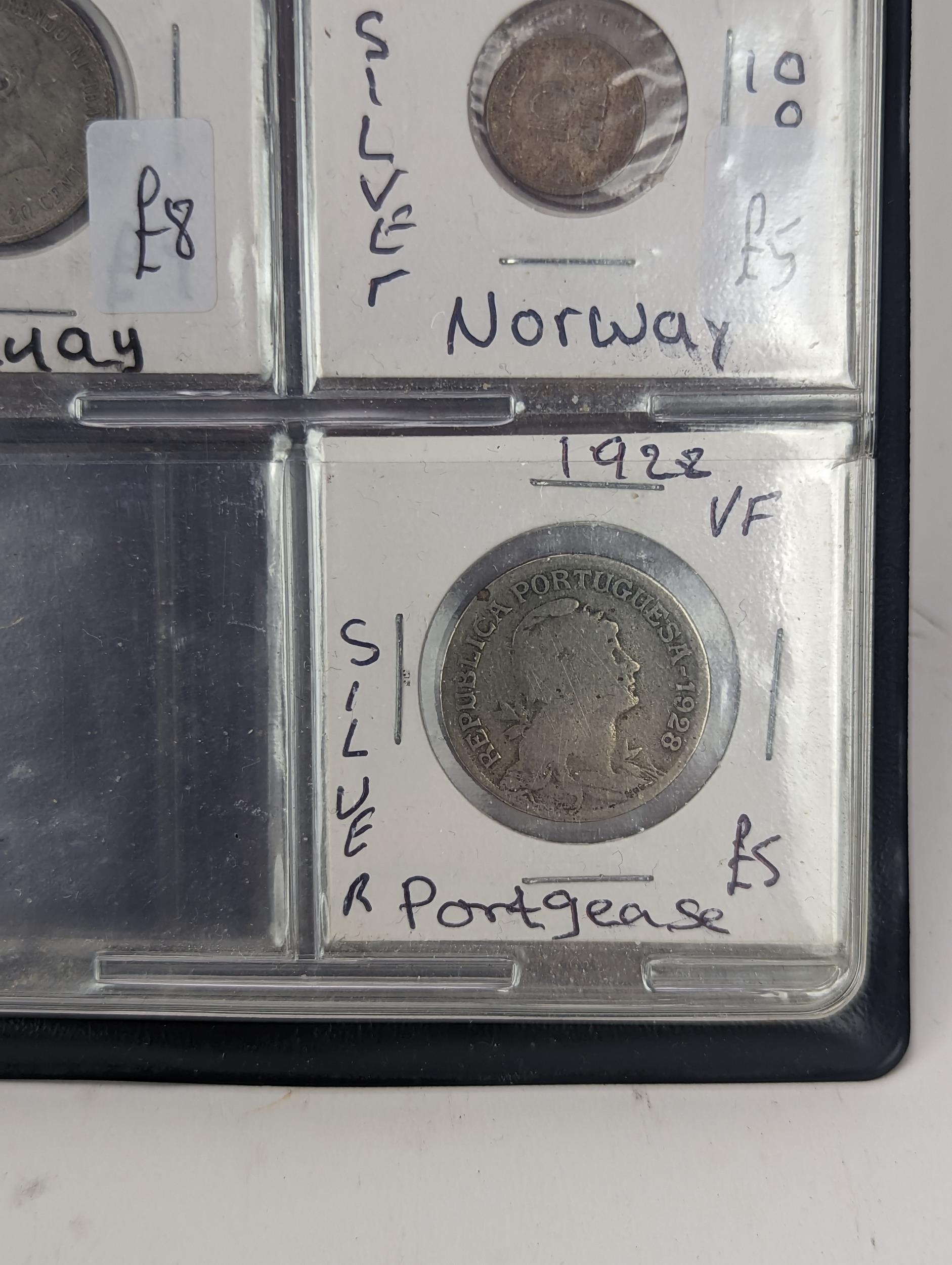 An album of mixed world silver coinage to include a 1912 British Trade Dollar, 1861-1908 Chinese - Image 18 of 58