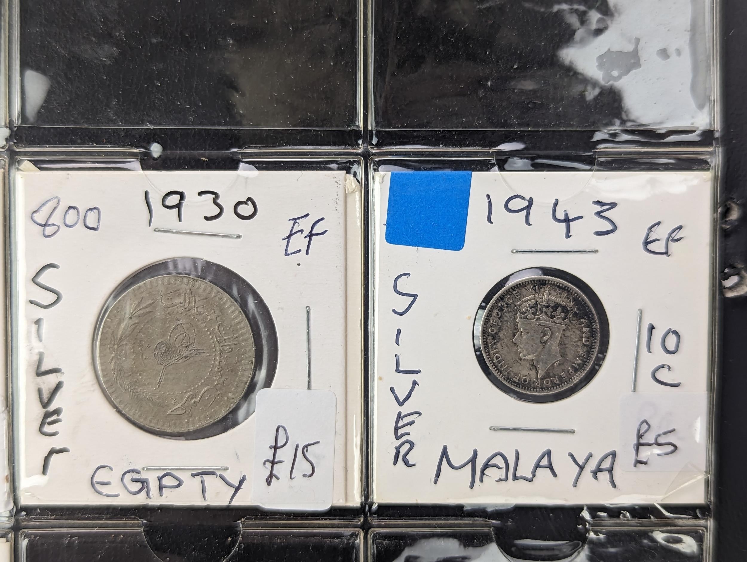 An album of mixed world silver coinage to include a 1912 British Trade Dollar, 1861-1908 Chinese - Image 2 of 58