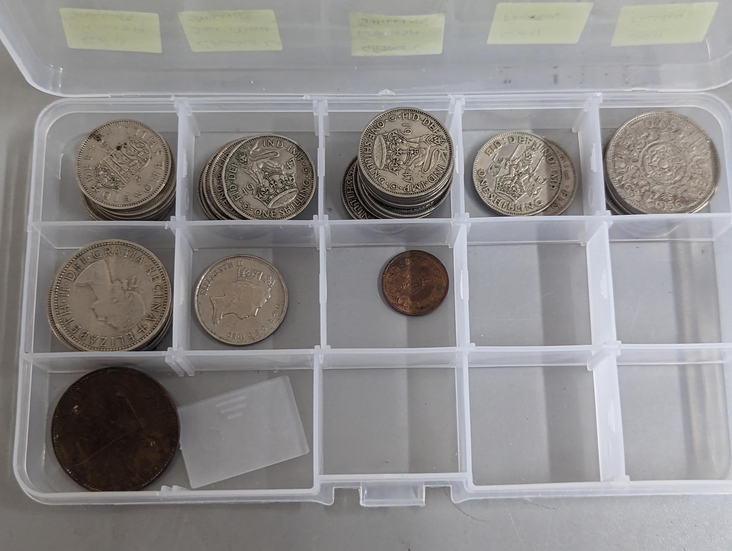 A large group of coins to include Westminster Elizabeth II and Prince Philip Numis proof crowns, - Image 12 of 18