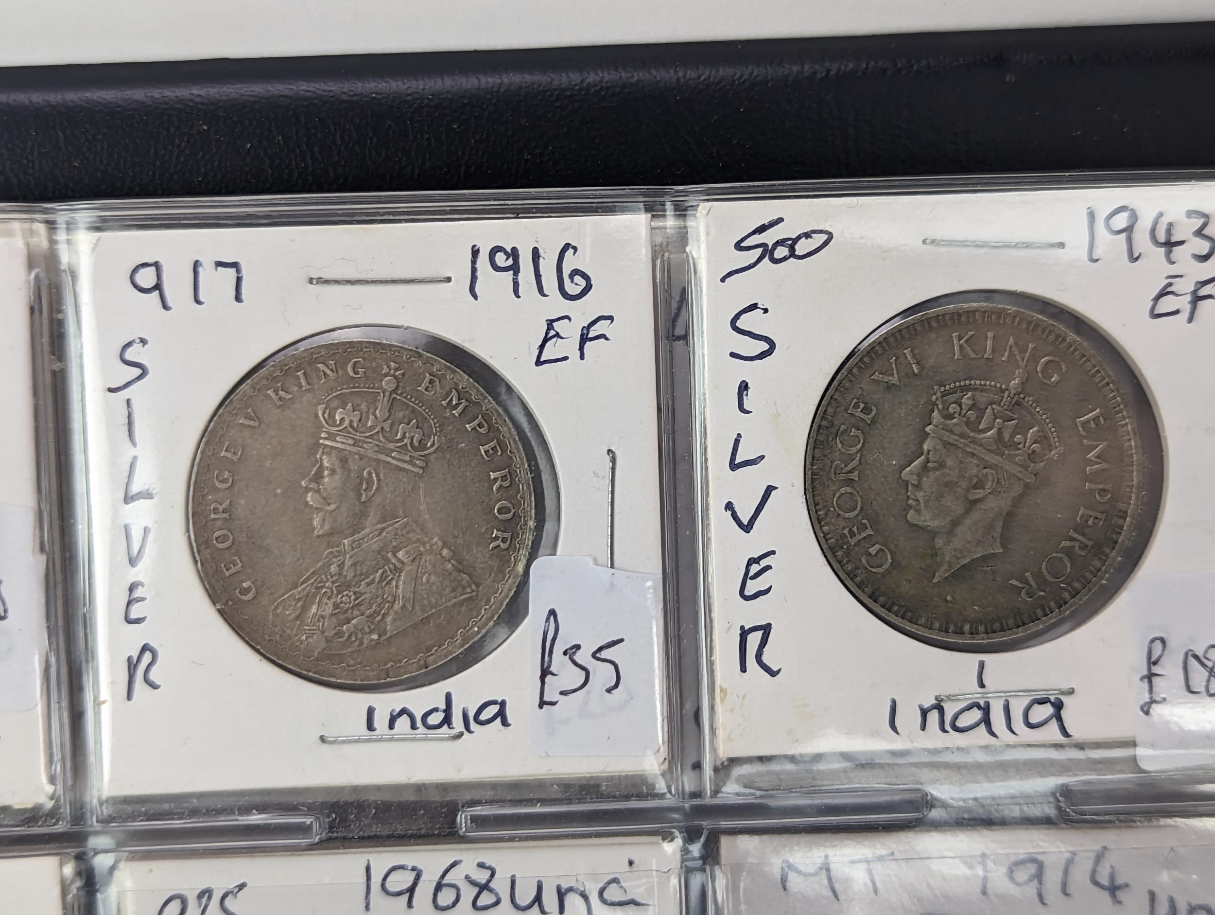 An album of mixed world silver coinage to include a 1912 British Trade Dollar, 1861-1908 Chinese - Image 25 of 58