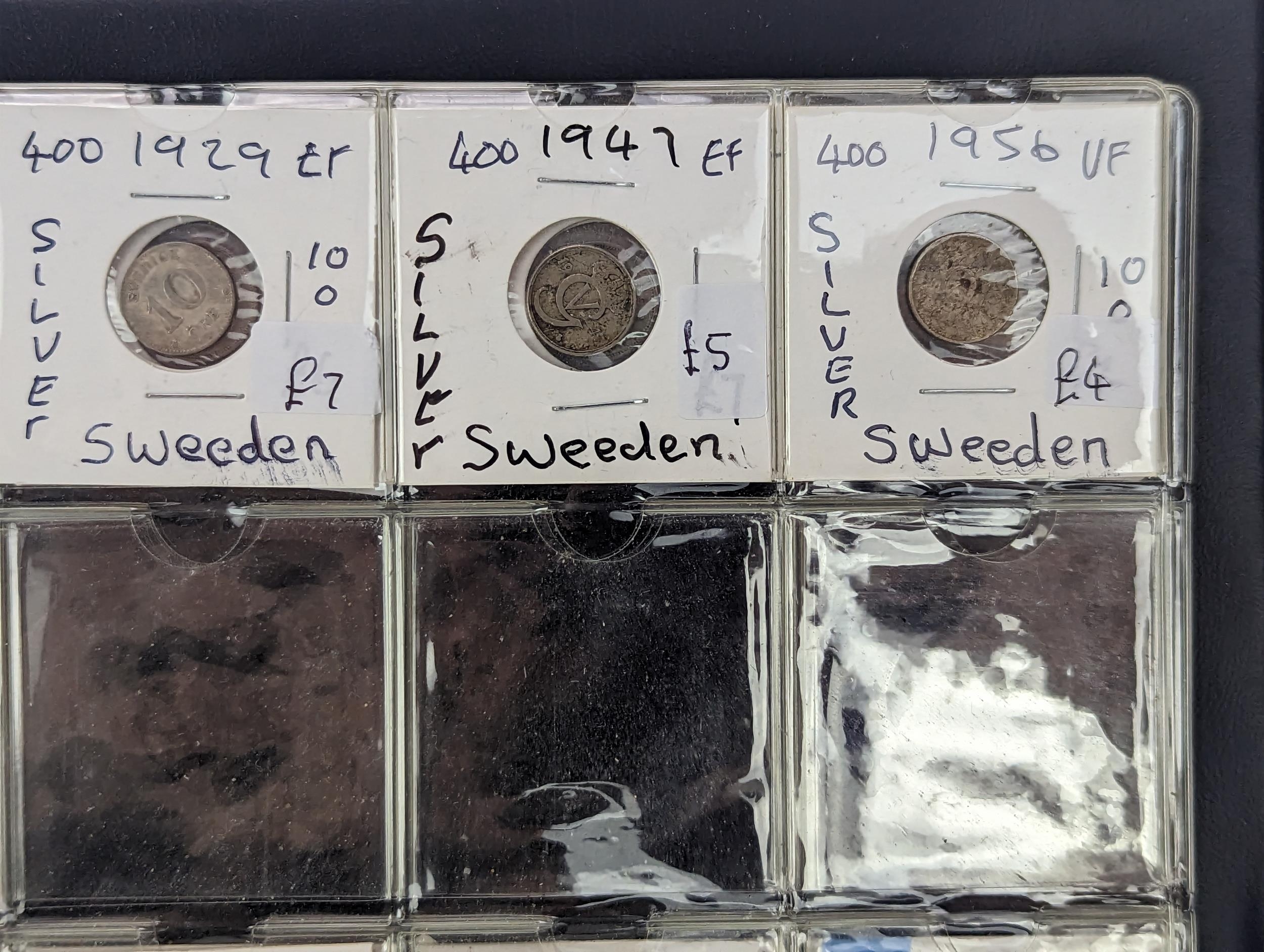 An album of mixed world silver coinage to include a 1912 British Trade Dollar, 1861-1908 Chinese - Image 44 of 58