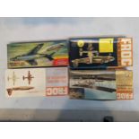 A group of four vintage boxed FROG Model Aircraft to include The Trail Blazers Vickers Vimy,