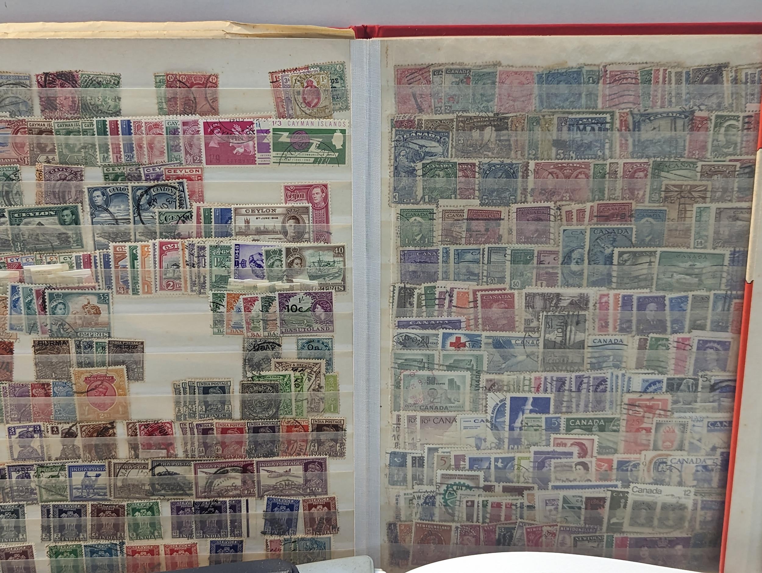 A large selection of British and world stamps in albums and loose to include early 20th century - Image 2 of 18