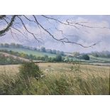 Olive Walker, - Chilterns landscape, oil on canvas,