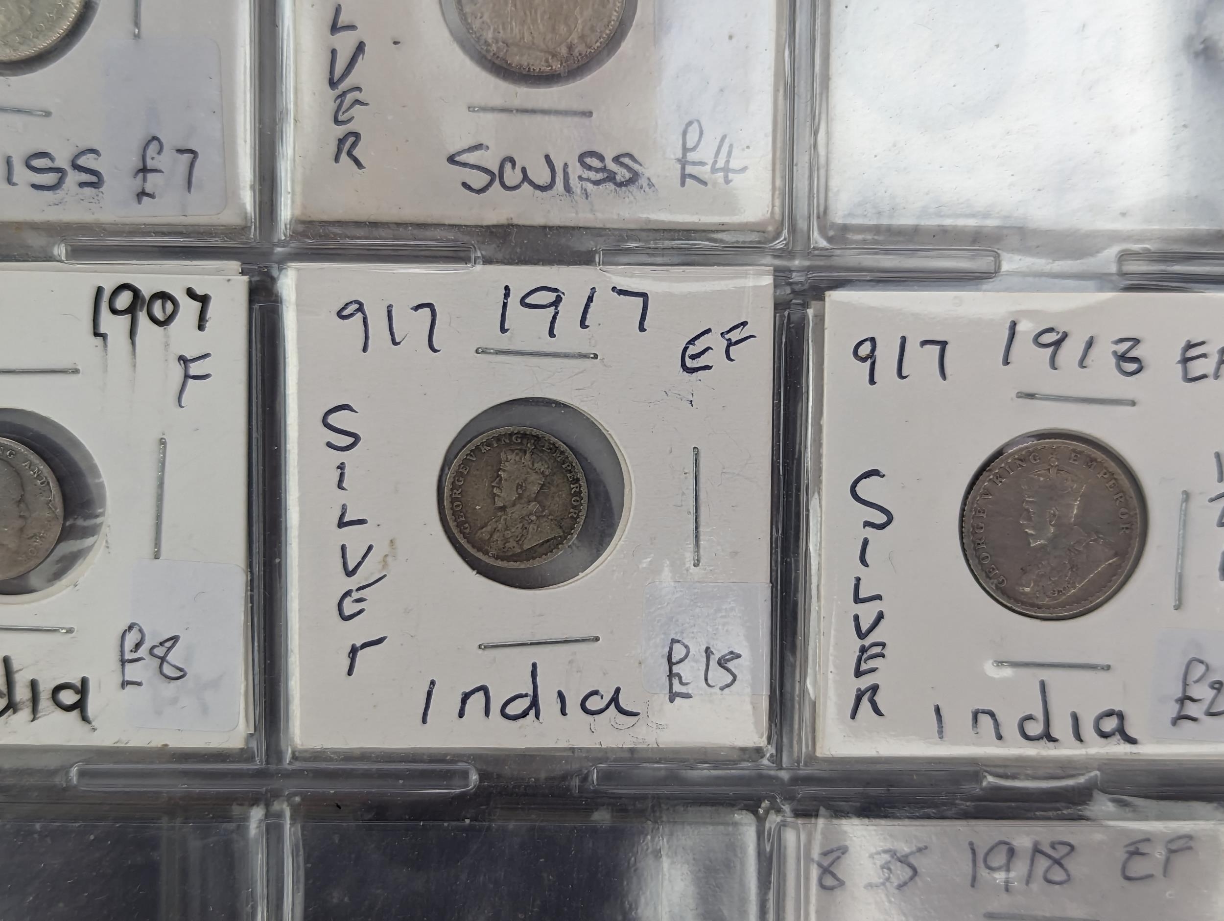 An album of mixed world silver coinage to include a 1912 British Trade Dollar, 1861-1908 Chinese - Image 28 of 58