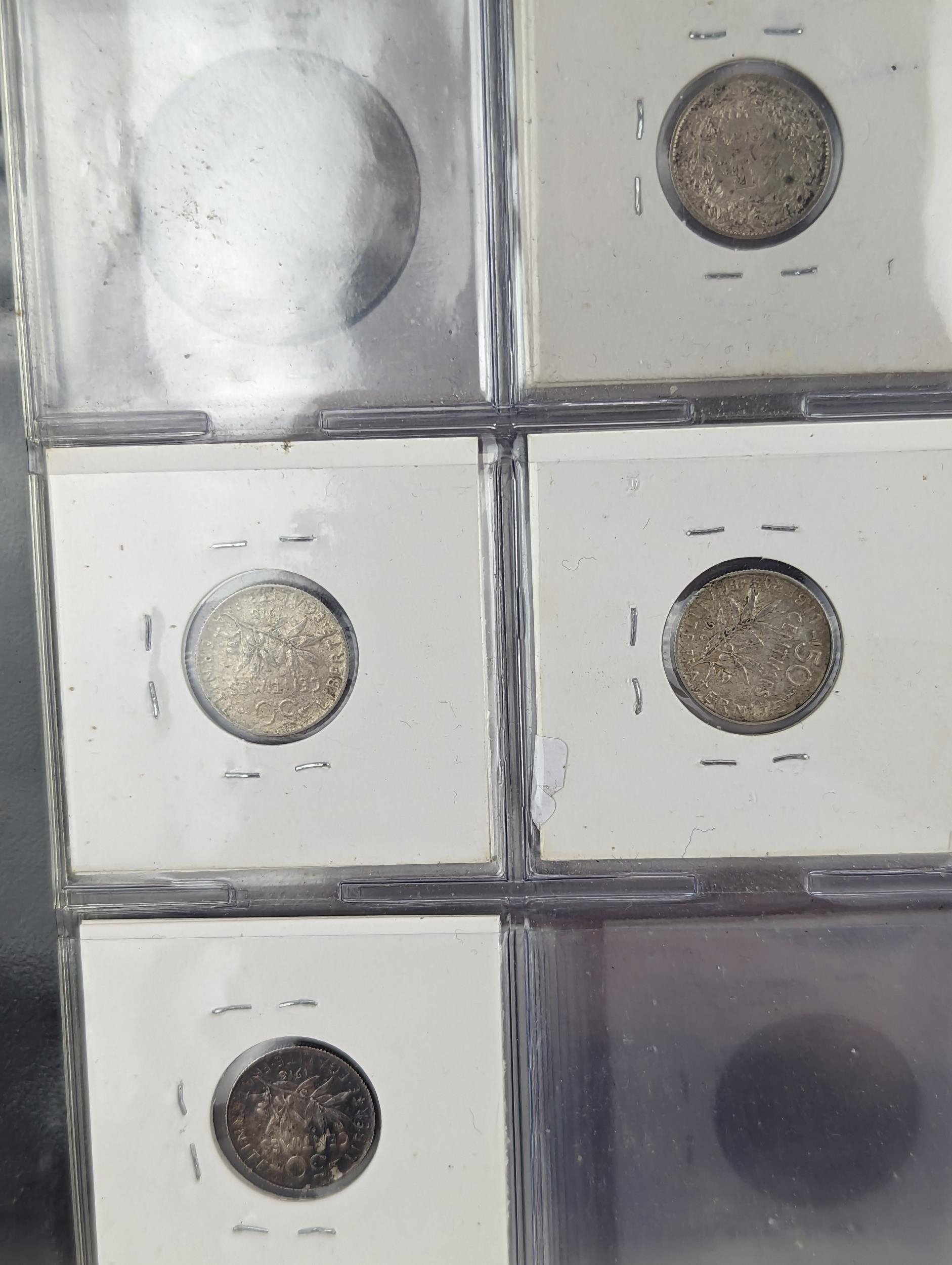 An album of mixed world silver coinage to include a 1912 British Trade Dollar, 1861-1908 Chinese - Image 41 of 58