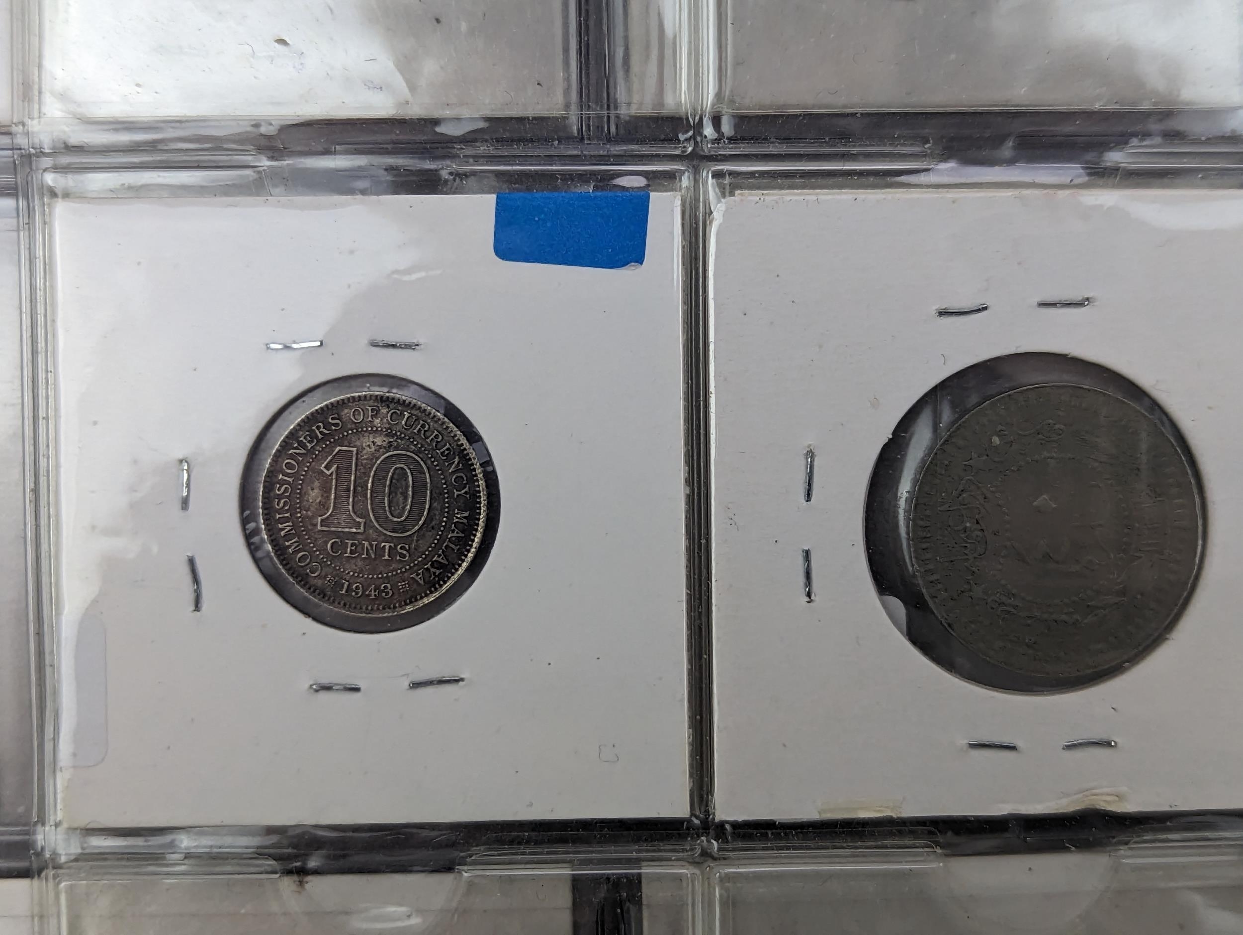 An album of mixed world silver coinage to include a 1912 British Trade Dollar, 1861-1908 Chinese - Image 54 of 58