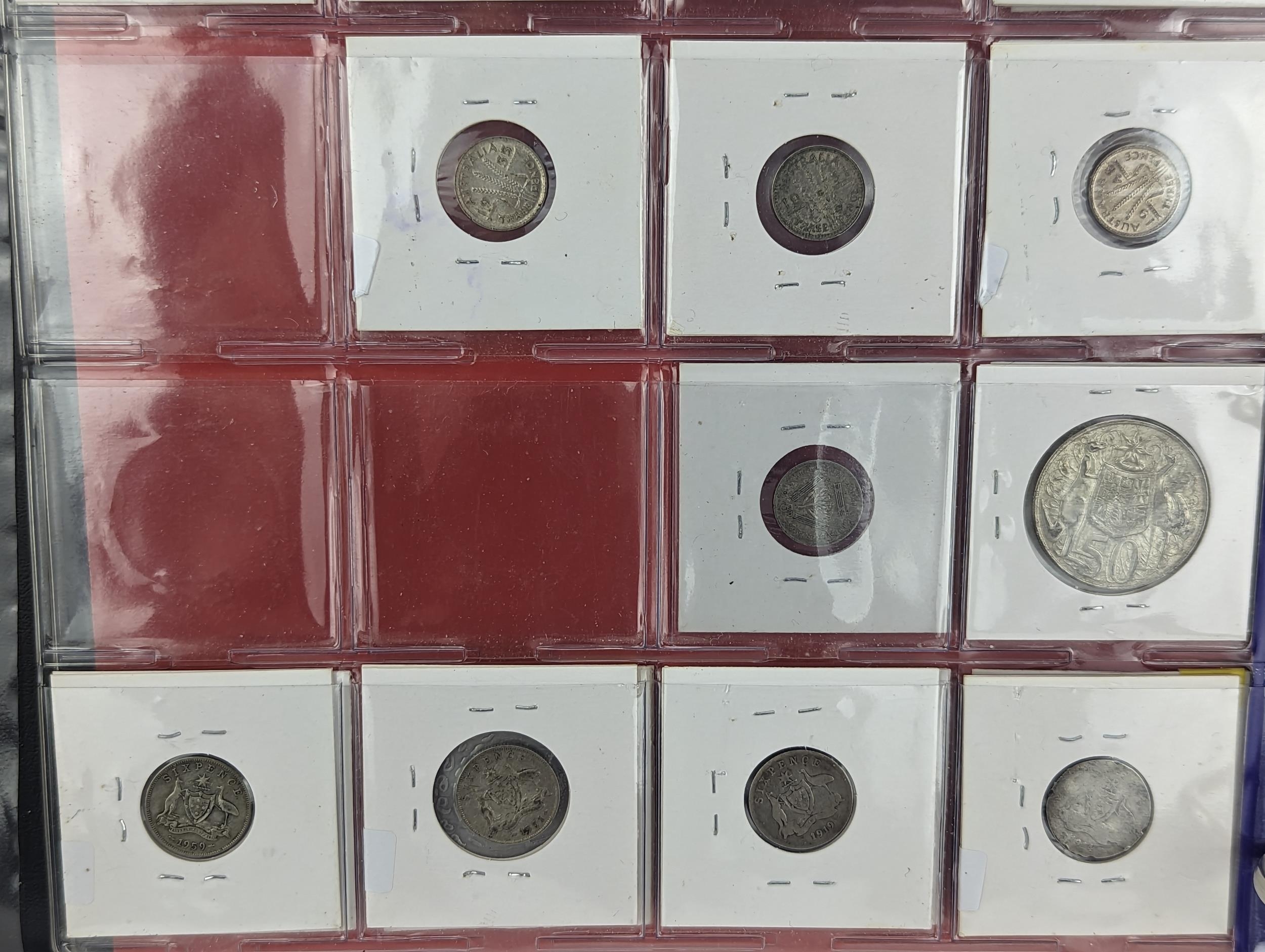 An album of mixed world silver coinage to include a 1912 British Trade Dollar, 1861-1908 Chinese - Image 11 of 58