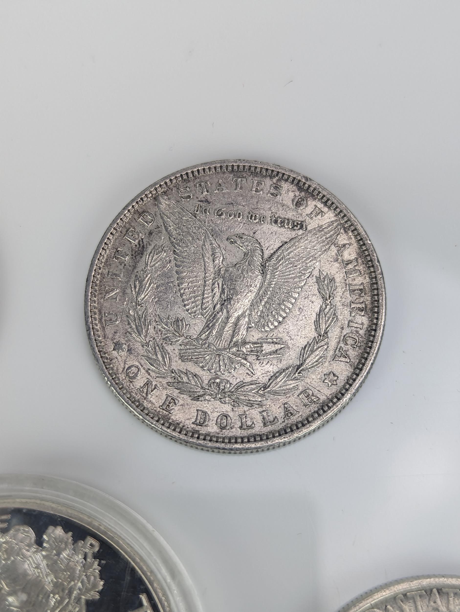 United States of America - 1880 and 1921 'Morgan' Dollar along with 1922, 1925 and 1926 'Peace' - Image 5 of 14