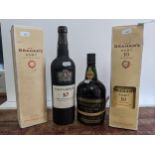 One bottle of 1938 Amadio's Old Tawny Port and three bottles of port to include Taylors