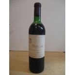 One bottle of Pauillac 1973, 73cl Location: