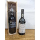 Two bottles of vintage Port to include Grahams 1983 and Fonseca 1987 Location: