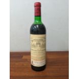 A single bottle of 1977 Chateau la Lagune Haut-Medoc