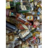 An extensive collection of over 650 bottles of miniatures to include spirits A/F Location: