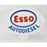 An Esso Autodiesel plastic petrol pump globe, 38 cm high x 48 cm wide
