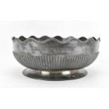 A large late Victorian silver motor trophy/presentation bowl by Martin, Hall & Co, London 1891,