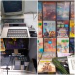 Ab Amstrad 640k personal computer PC-ECD, together with a BBC Bridge console and two games, a