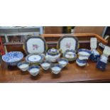 A mixed lot to include a New Chelsea china part tea set, two boxed Royal Worcester egg coddlers, and