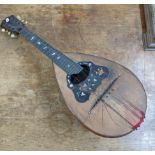 A 19th century mandolin with an Umberto Ceccherini label, Location: