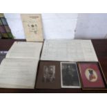 Military Interest - WWII paperwork and photographs relating to Corporal S.J Smith A.T.S along with a