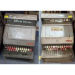 Two vintage Gross cash register tills Location:
