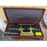 A Tour a Pivoter watchmaker's tool in a fitted case Location: 2.3