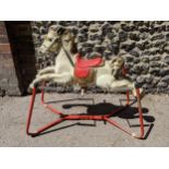 A vintage Sebel Mobo Prairie King rocking horse, Location: