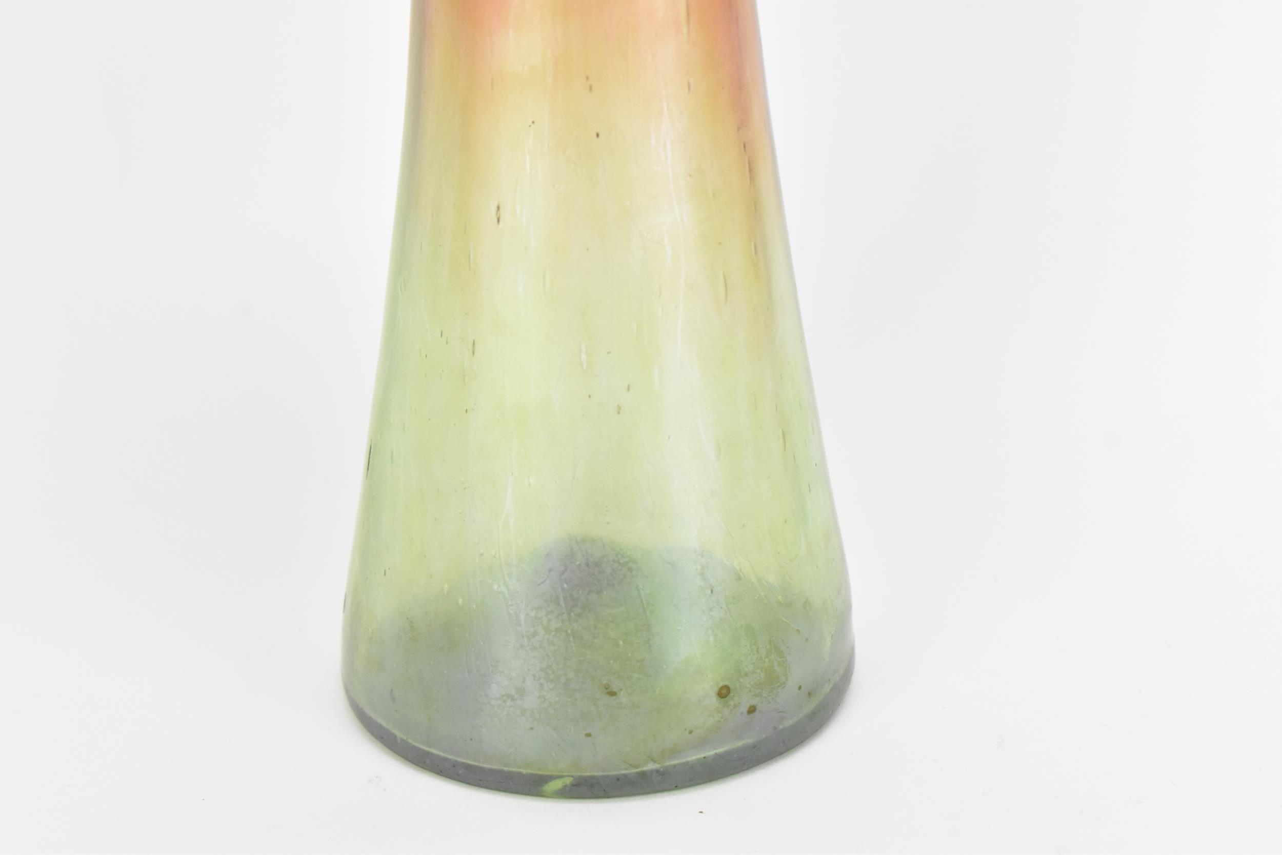 An Art Nouveau iridescent 'Pepita' vase by Josef Rindskopf, of tapered form with bulbous frill - Image 3 of 4
