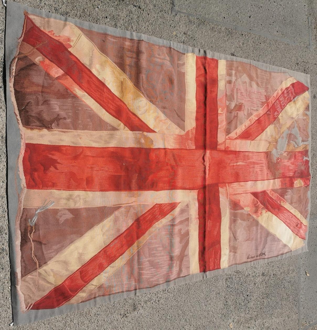 A Rug Company Union VW Jack Aubusson rug by Vivienne Westwood, hand woven, signed to one end, from - Image 3 of 6