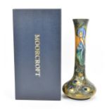 A Moorcroft Pottery 'Phoenix Bird' vase, designed by Rachel Bishop, of compressed form with an