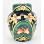 A Moorcroft pottery 'Carousel' pattern lidded ginger jar, designed by Rachel Bishop, 1997, decorated
