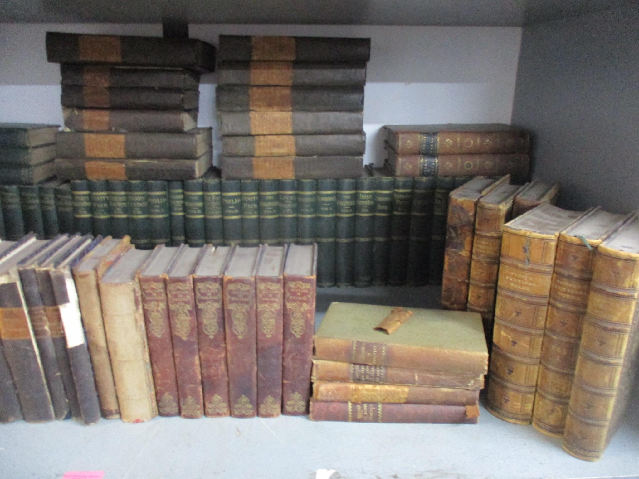 A quantity of 18th, 19th century and later books to include The Works of George Eliot, and - Image 3 of 4