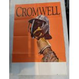 Film poster, Cromwell Double Crown, 20 inches x 30 inches, folded Location: