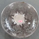 A white metal overlaid table centre bowl A/F Location: A1B