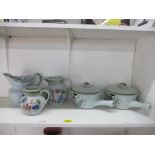 A group of Buchan, Portobello stoneware tableware to include handled tureens and jugs, together with